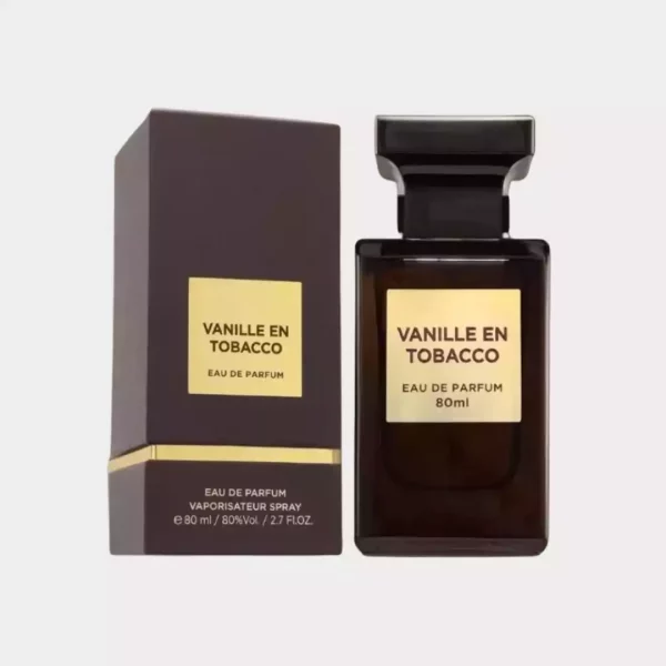 Vanille en Tobacco Fragrance World, dupe de Tobacco Vanille de Tom Ford.
